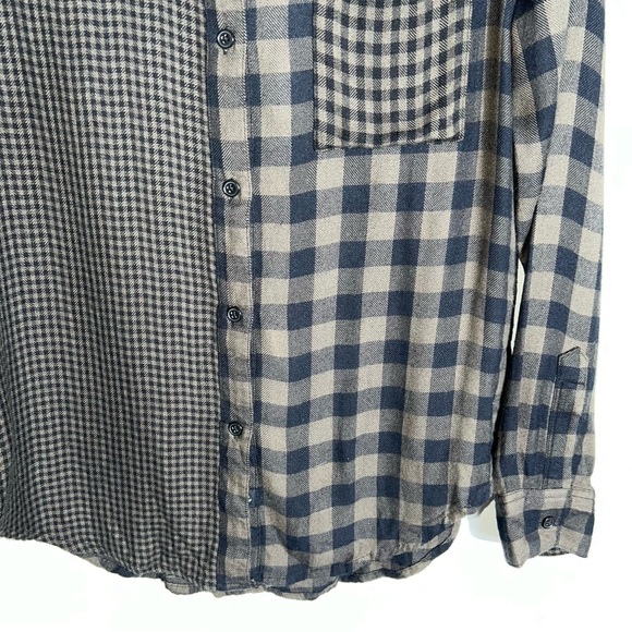 Rails Hunter Flannel Shirt-Button Front-Mixed Olive Plaid-Small - Picture 4 of 9